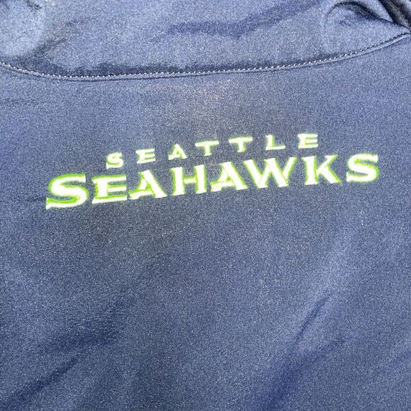 NFL Seattle Seahawks Mens Knit Medium Full Zip Jacket Warm Blue/Green - Picture 7 of 12